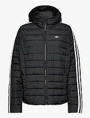 adidas Originals - Hooded Premium Slim Jacket (Plus Size) - winter jacket - black - 0