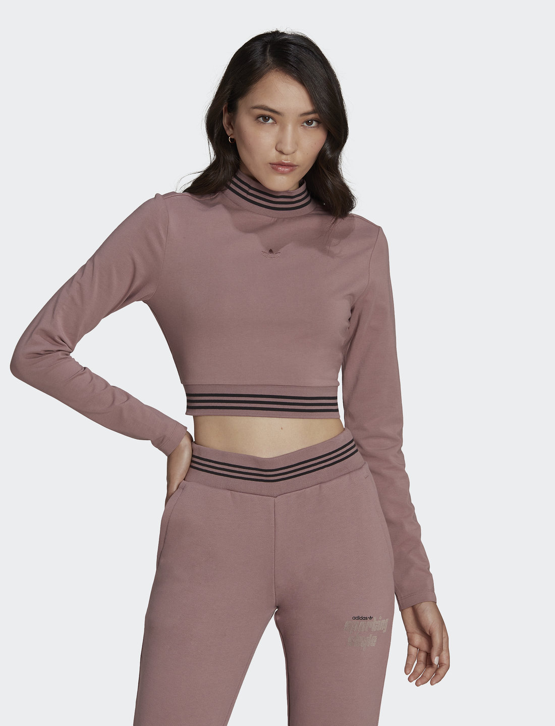 Adidas high neck top womens deals