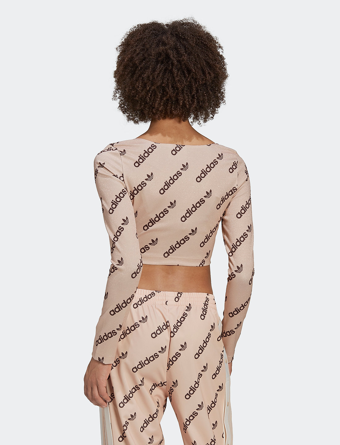Adidas originals long sleeve crop top hotsell