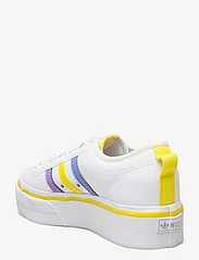 adidas Originals - NIZZA PLATFORM J - låga sneakers - ftwwht/yellow/owhite - 2