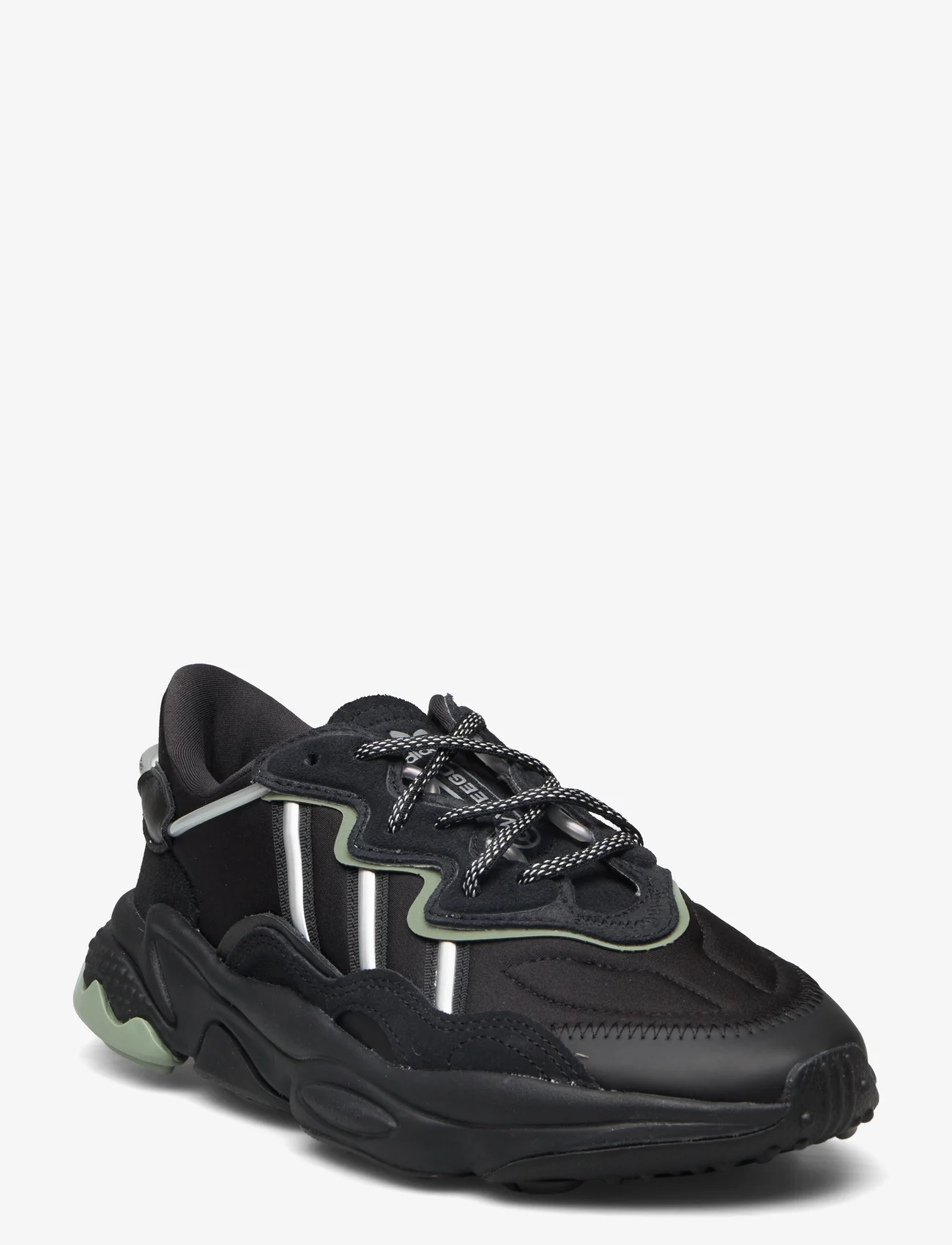 adidas Originals - OZWEEGO - sportiska stila apavi ar pazeminātu potītes daļu - cblack/cblack/silvmt - 0