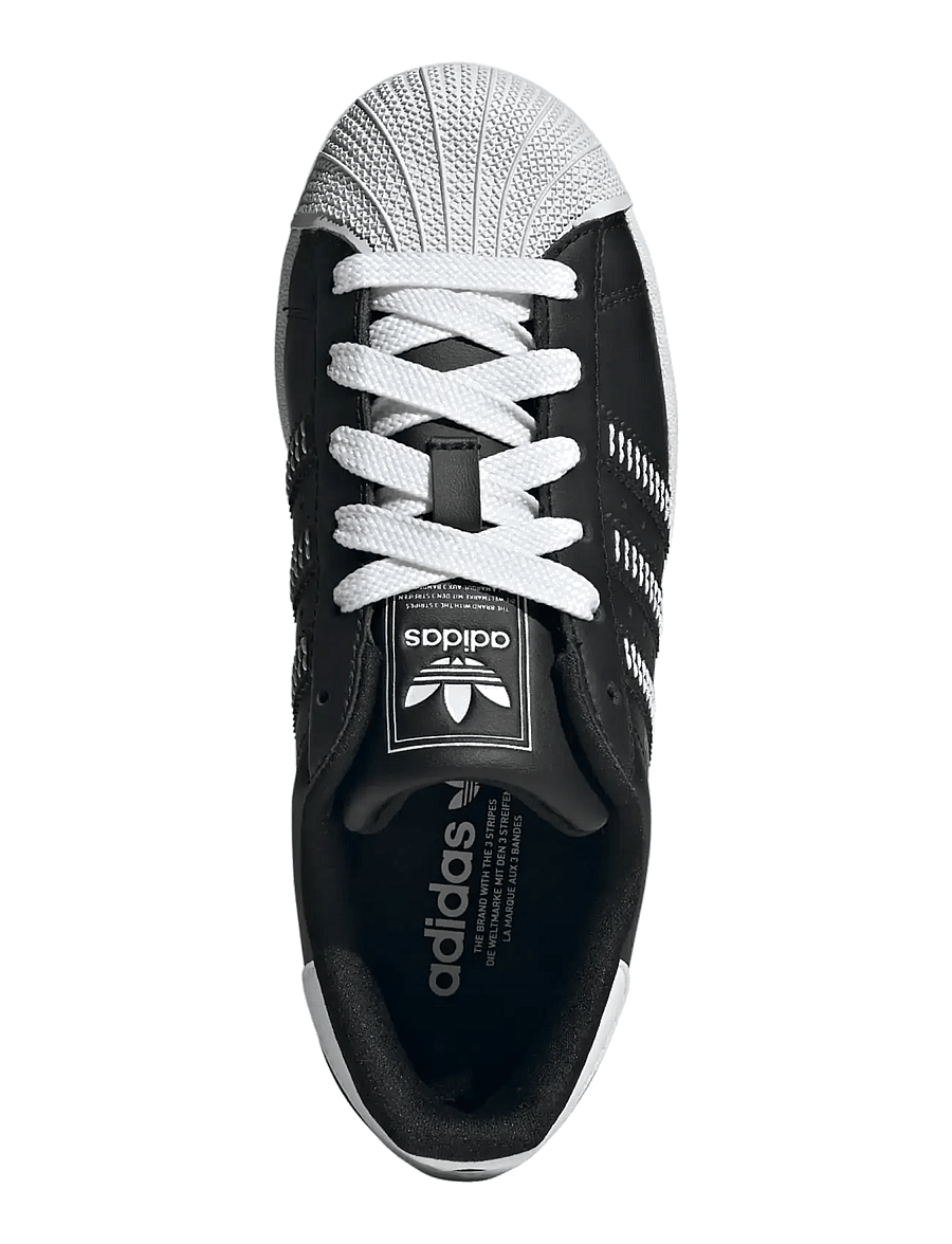 adidas Originals - SUPERSTAR II J - low-top sneakers - cblack/ftwwht/ftwwht - 4
