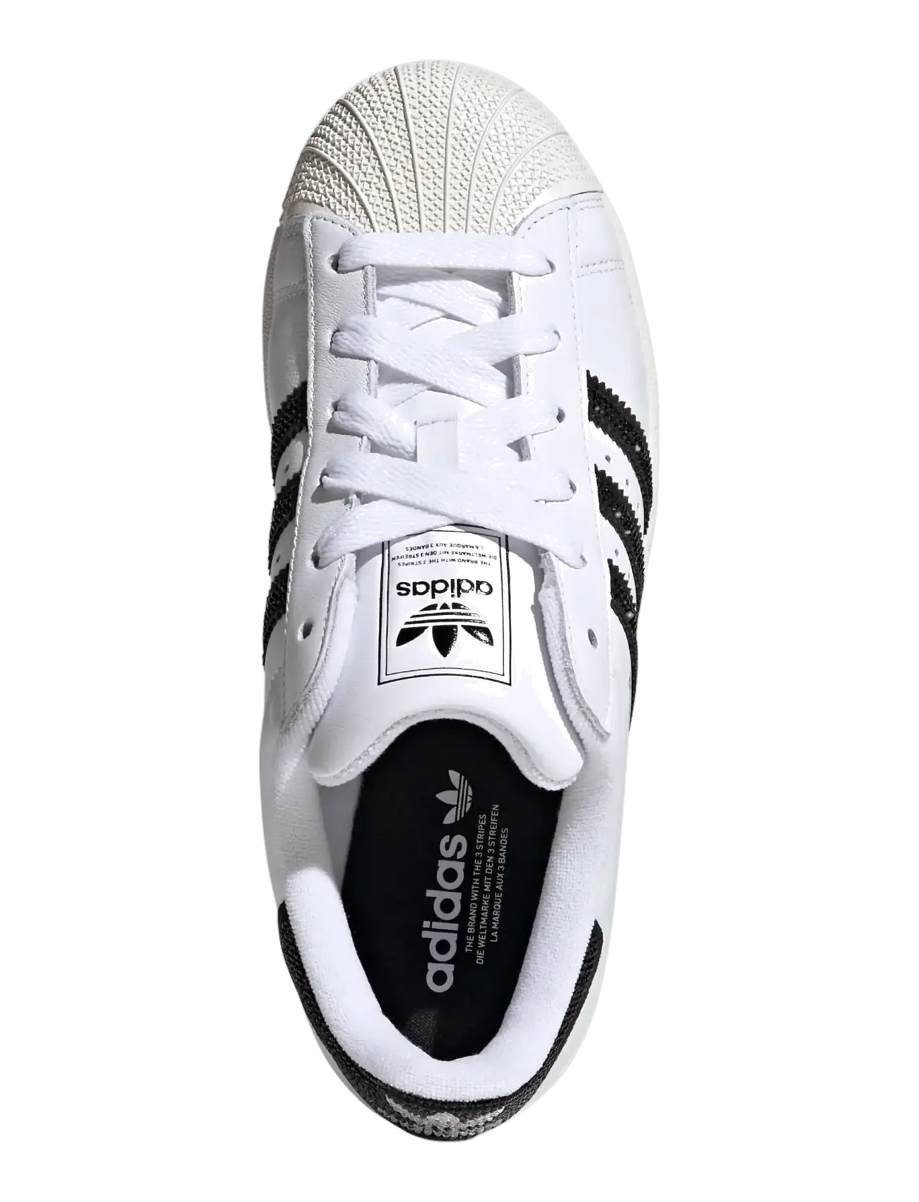 adidas Originals - SUPERSTAR II W - låga sneakers - ftwwht/cblack/owhite - 4
