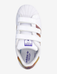 adidas Originals - Superstar Shoes - summer savings - ftwwht/ftwwht/purrus - 3