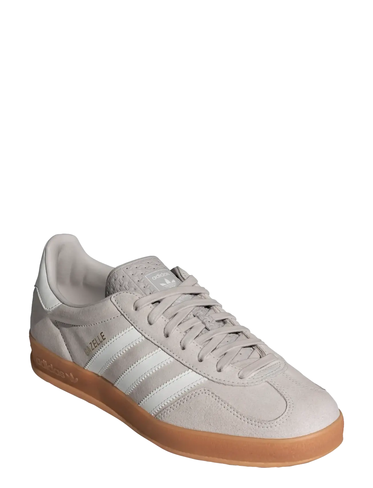 adidas Originals GAZELLE INDOOR - Sneakers - CHAPEA/CWHITE/GUM2 / grey
