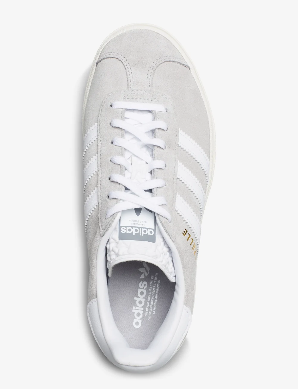 adidas Originals - GAZELLE BOLD W - sporta apavi ar zemu augšdaļu - gretwo/ftwwht/cwhite - 3