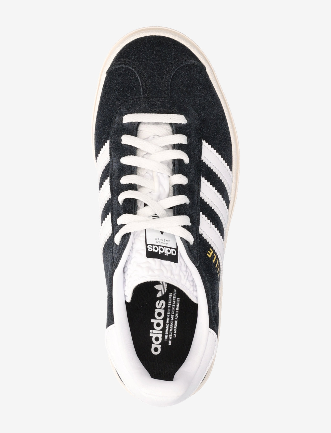 adidas Originals - GAZELLE BOLD W - chunky sneakers - cblack/ftwwht/cwhite - 4
