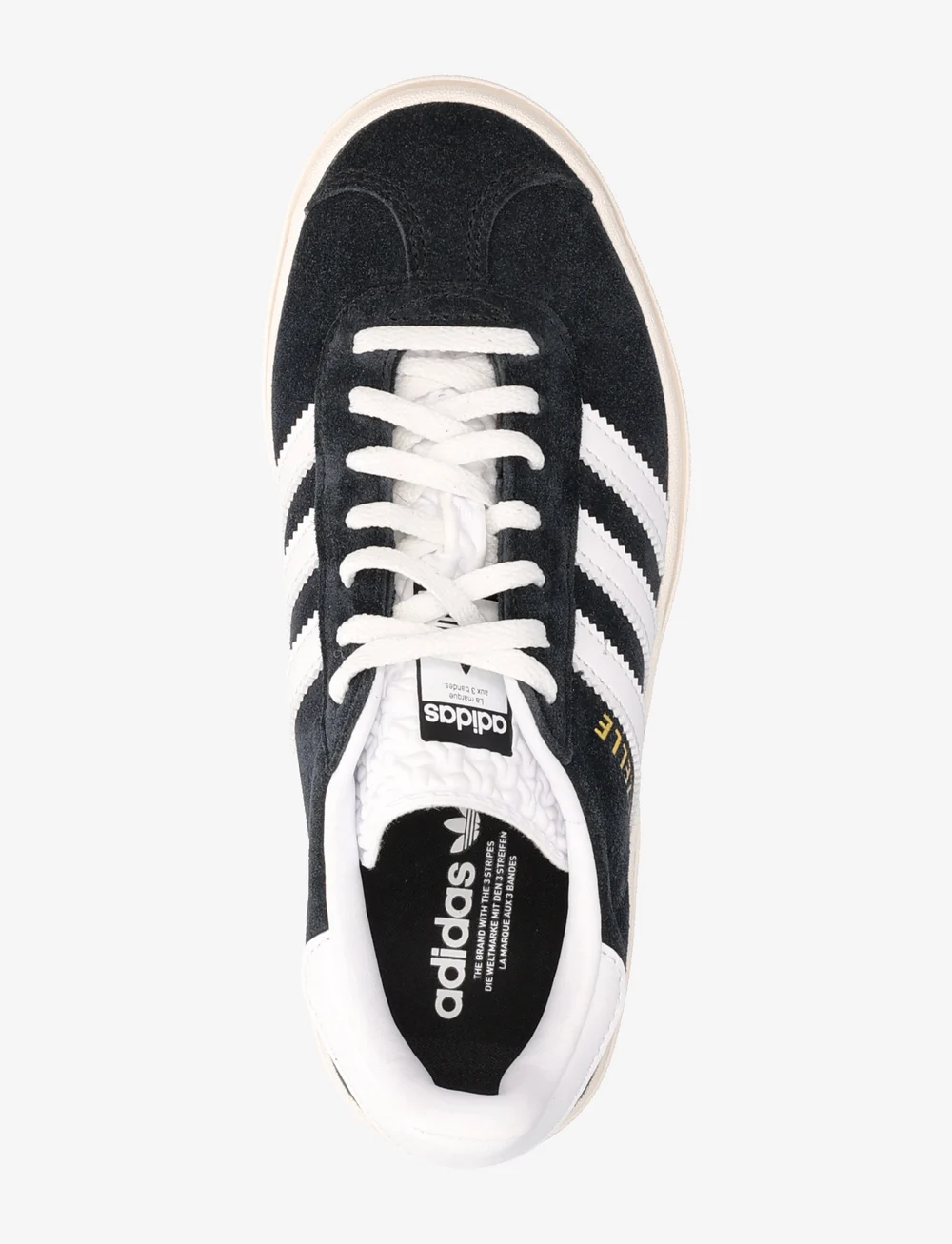 adidas Originals - GAZELLE BOLD W - chunky sneakers - cblack/ftwwht/cwhite - 4