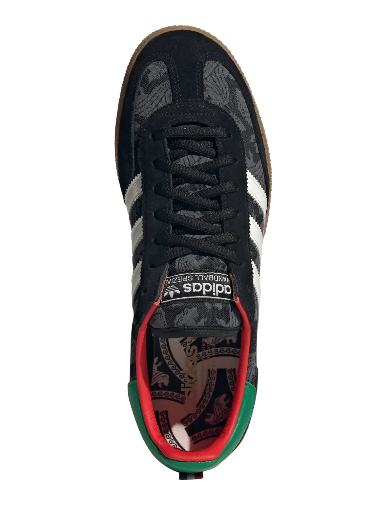 adidas Originals - HANDBALL SPEZIAL - lave sneakers - cblack/cwhite/green - 4