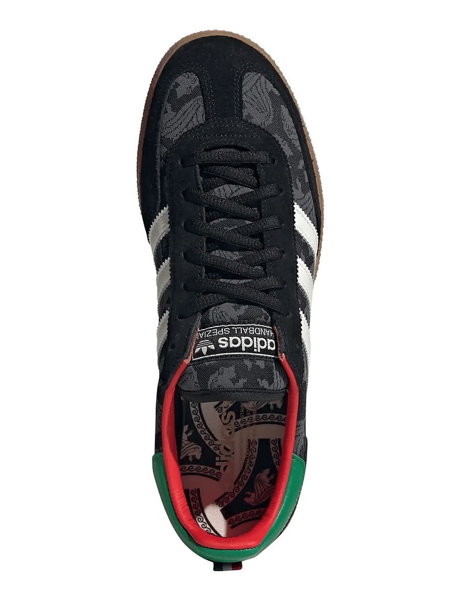 adidas Originals - HANDBALL SPEZIAL - niedriger schnitt - cblack/cwhite/green - 4