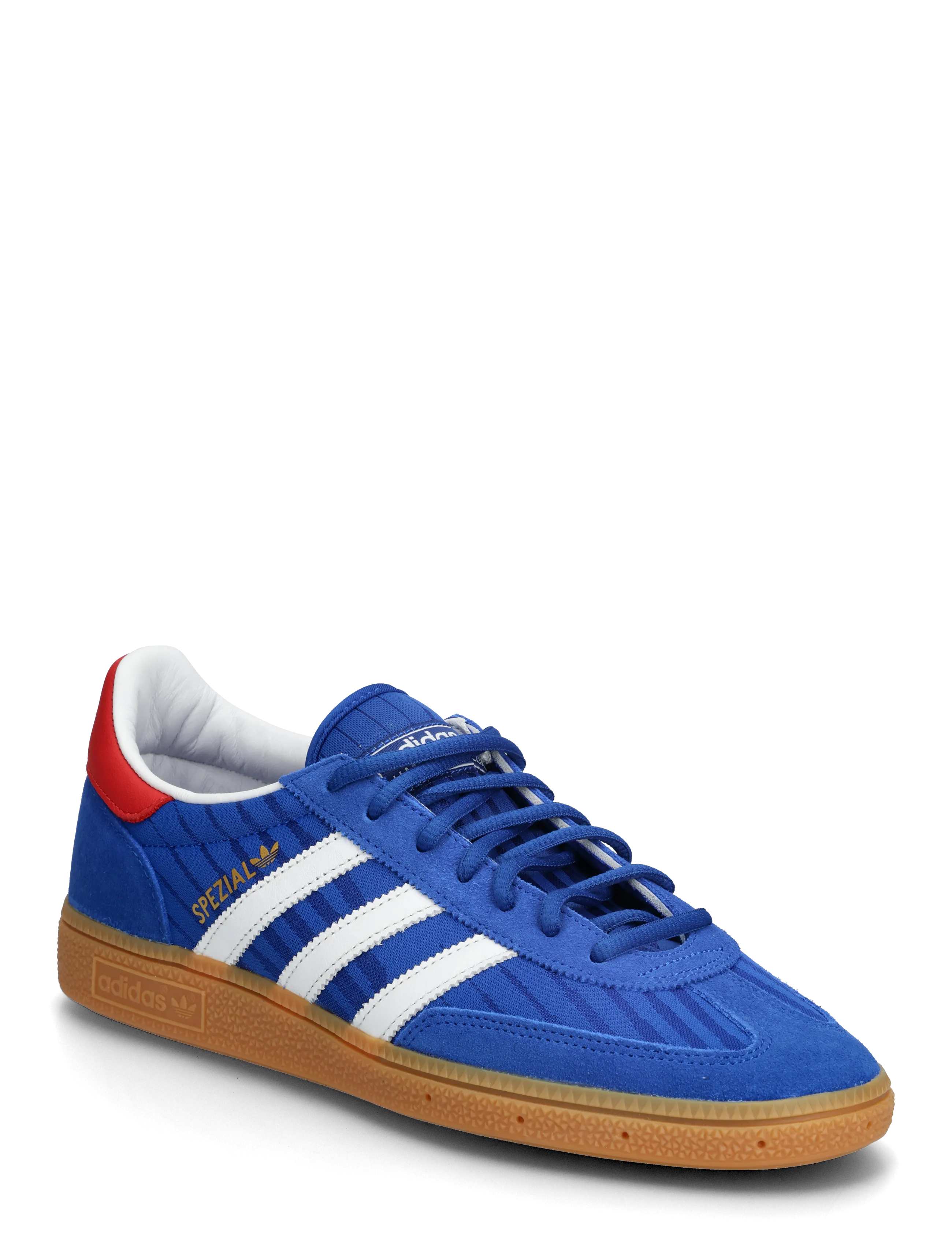 adidas Originals HANDBALL SPEZIAL - Lave sneakers - POBLUE/RED/FTWWHT / blue