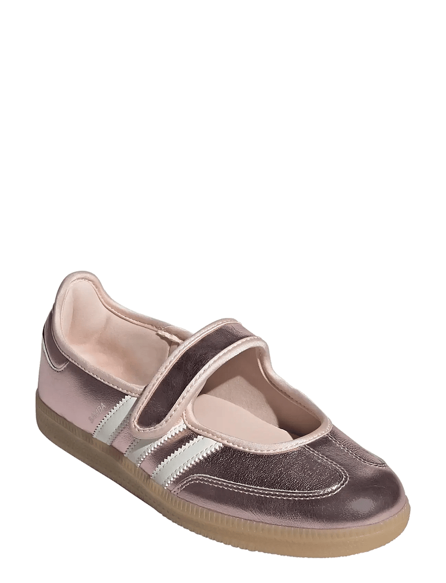 adidas Originals - SAMBA JANE W - low top sneakers - wonqua/owhite/gum4 - 0