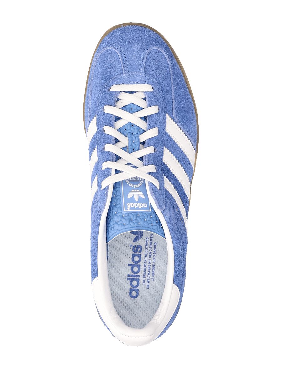 adidas Originals - GAZELLE INDOOR W - lage sneakers - blufus/ftwwht/goldmt - 3