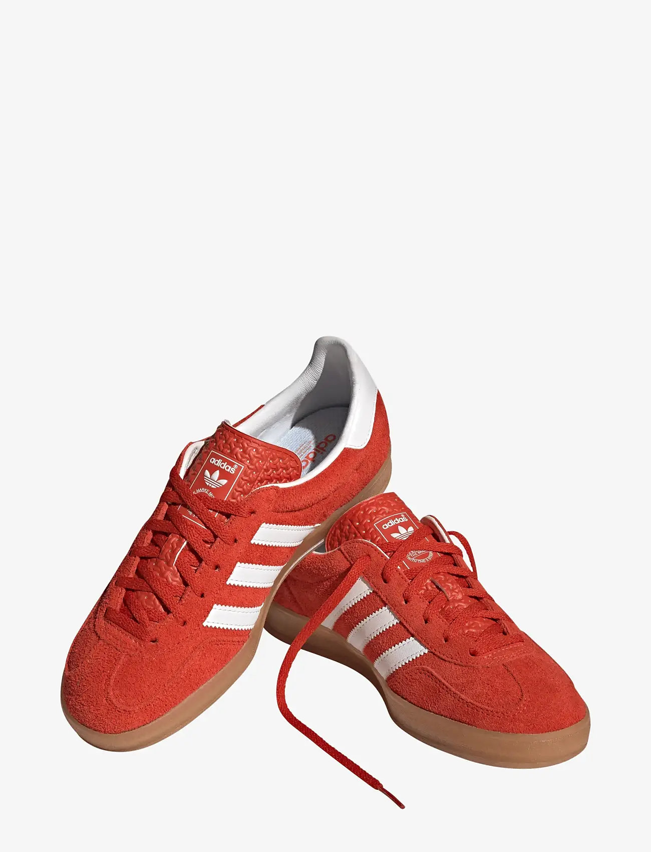 adidas Originals - GAZELLE INDOOR W - lave sneakers - borang/ftwwht/gum3 - 0