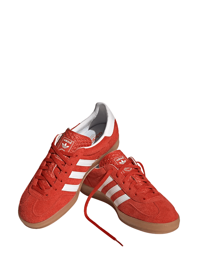 adidas Originals - GAZELLE INDOOR W - sporta apavi ar zemu augšdaļu - borang/ftwwht/gum3 - 0