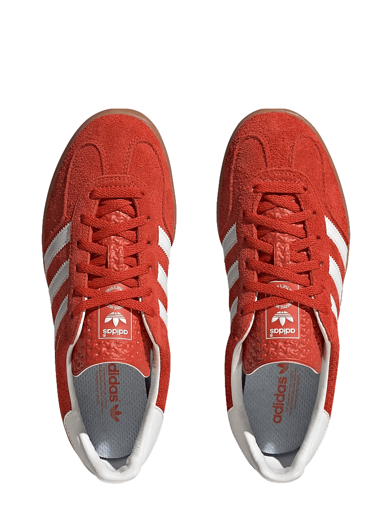 adidas Originals - GAZELLE INDOOR W - sporta apavi ar zemu augšdaļu - borang/ftwwht/gum3 - 4