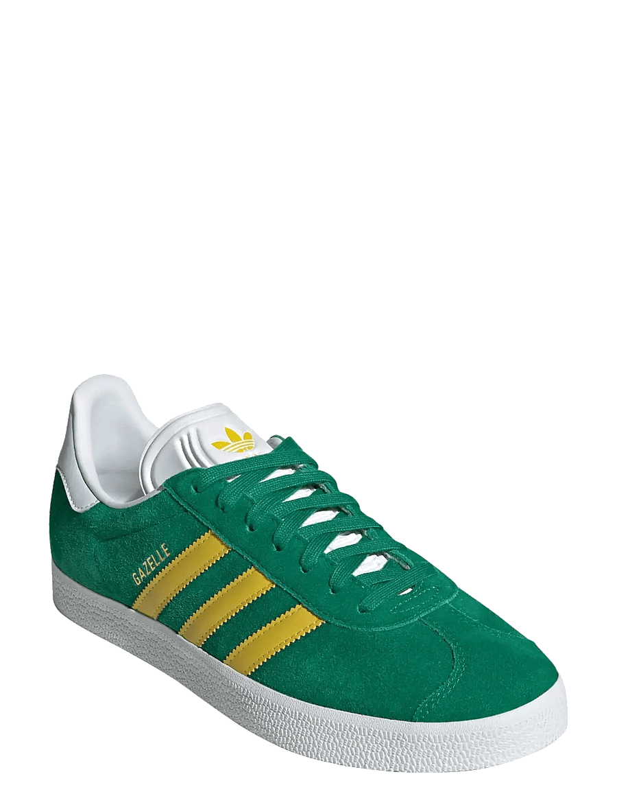 adidas Originals - GAZELLE - niedriger schnitt - bgreen/eqtyel/ftwwht - 0