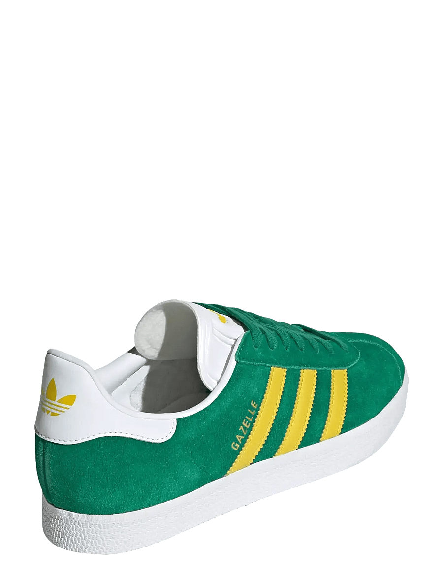 adidas Originals - GAZELLE - niedriger schnitt - bgreen/eqtyel/ftwwht - 3