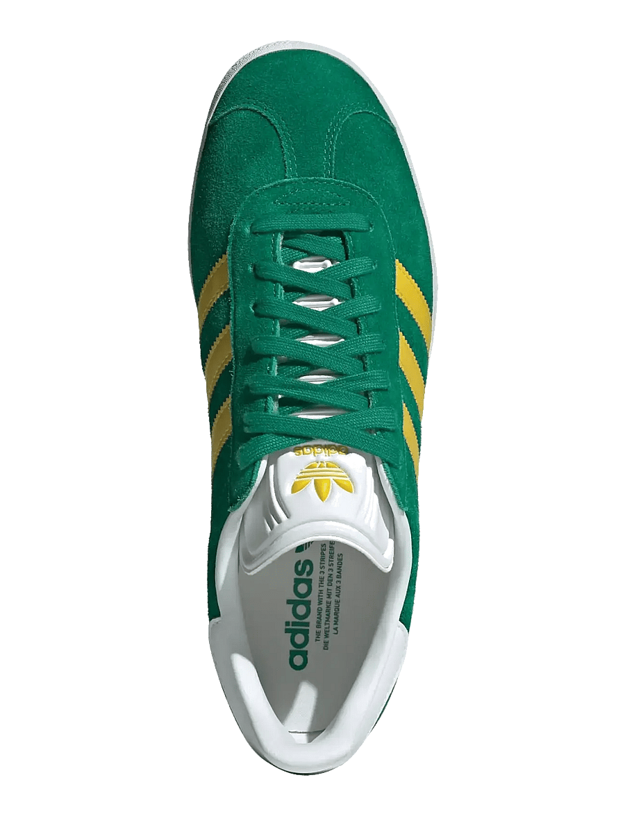 adidas Originals - GAZELLE - niedriger schnitt - bgreen/eqtyel/ftwwht - 4