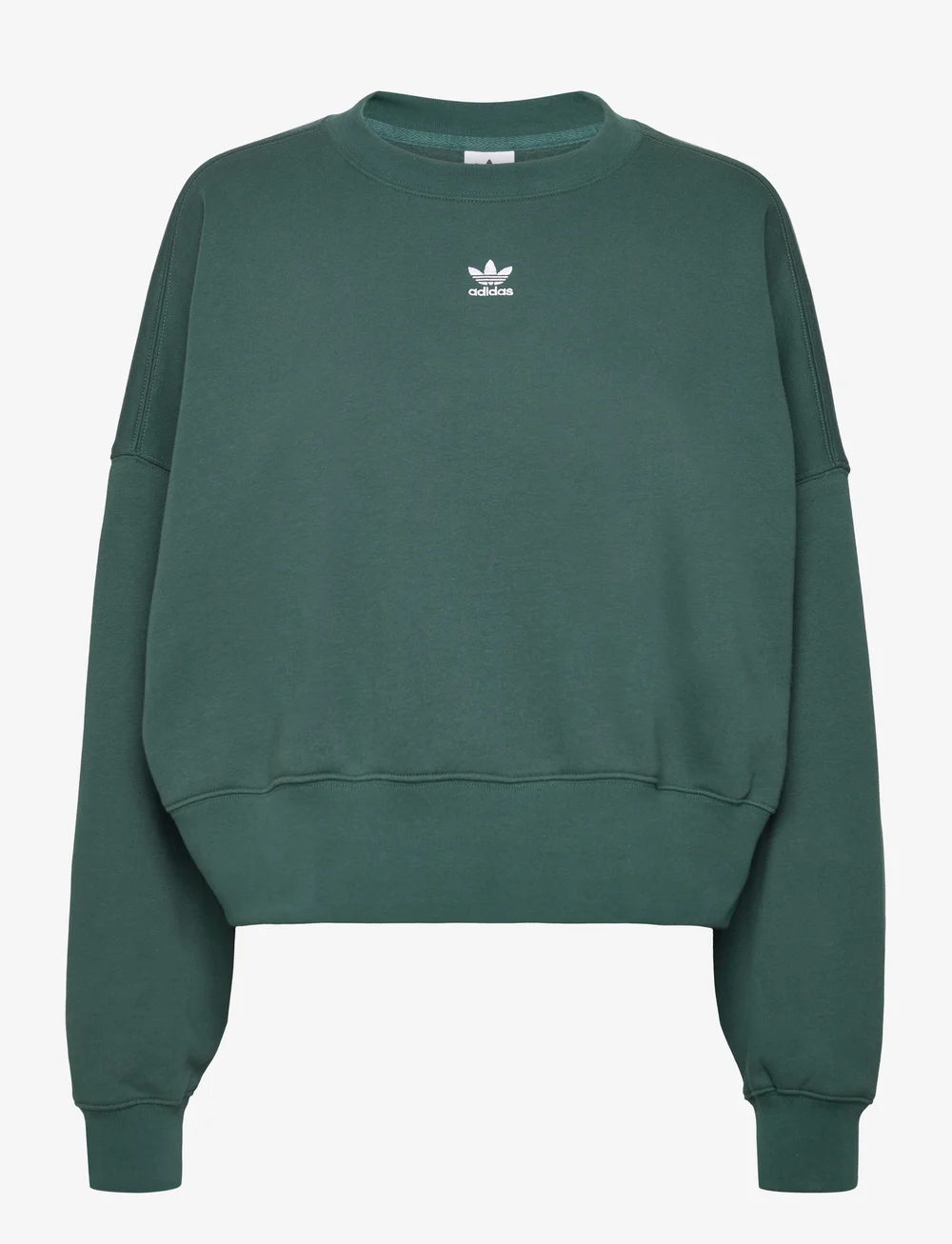 Adidas dark top green sweatshirt