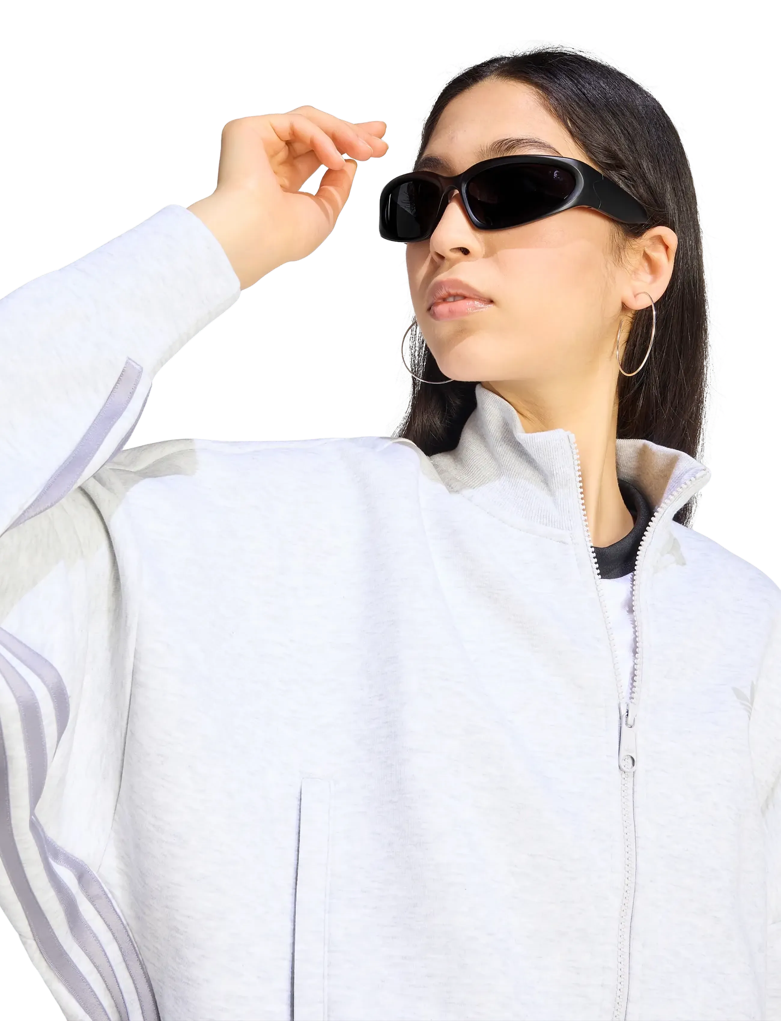 adidas Originals - SPACER TT - träningsjackor - lgreyh/refsil/slate/l - 4