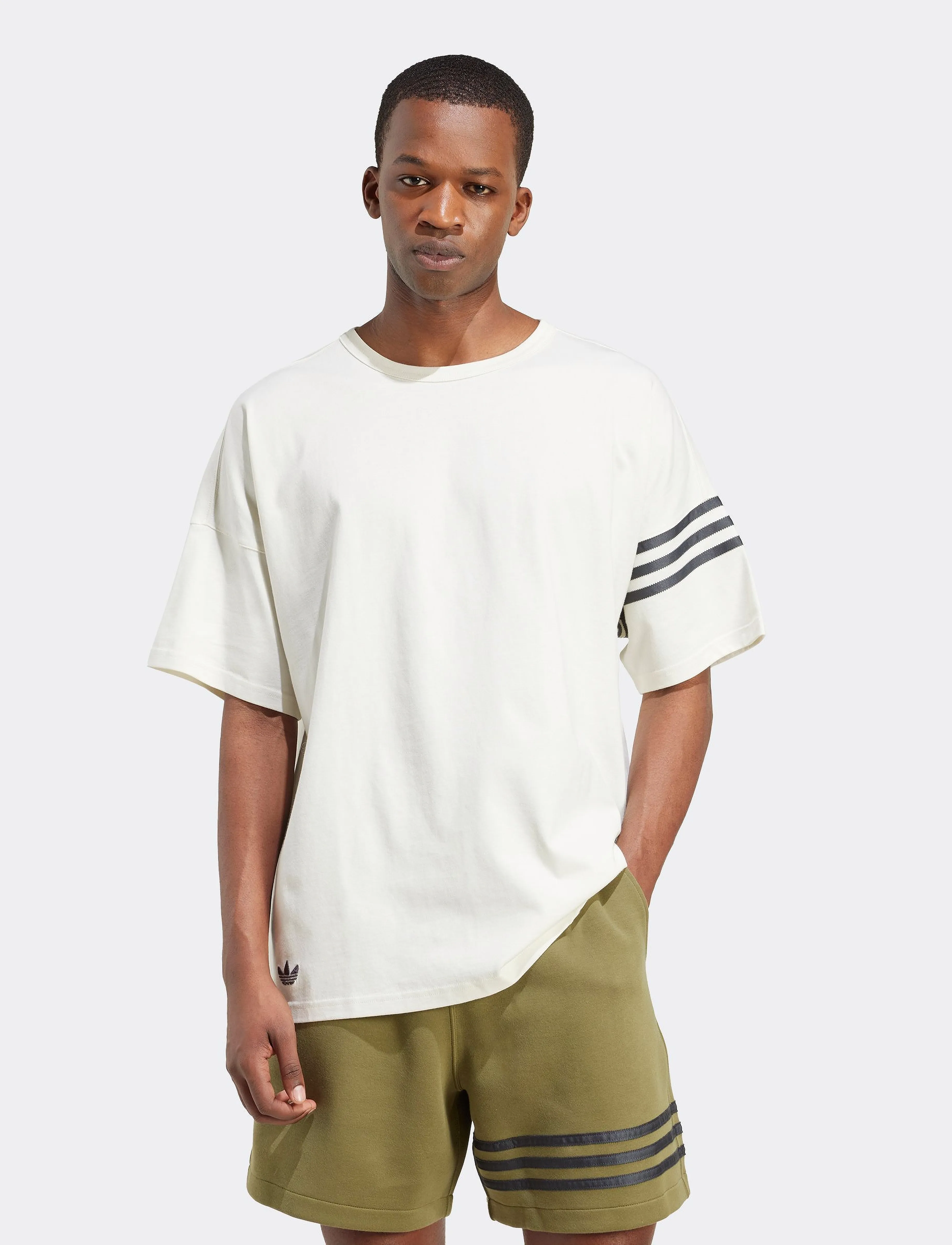 adidas Originals - NEU C TEE - t-shirts - owhite - 5