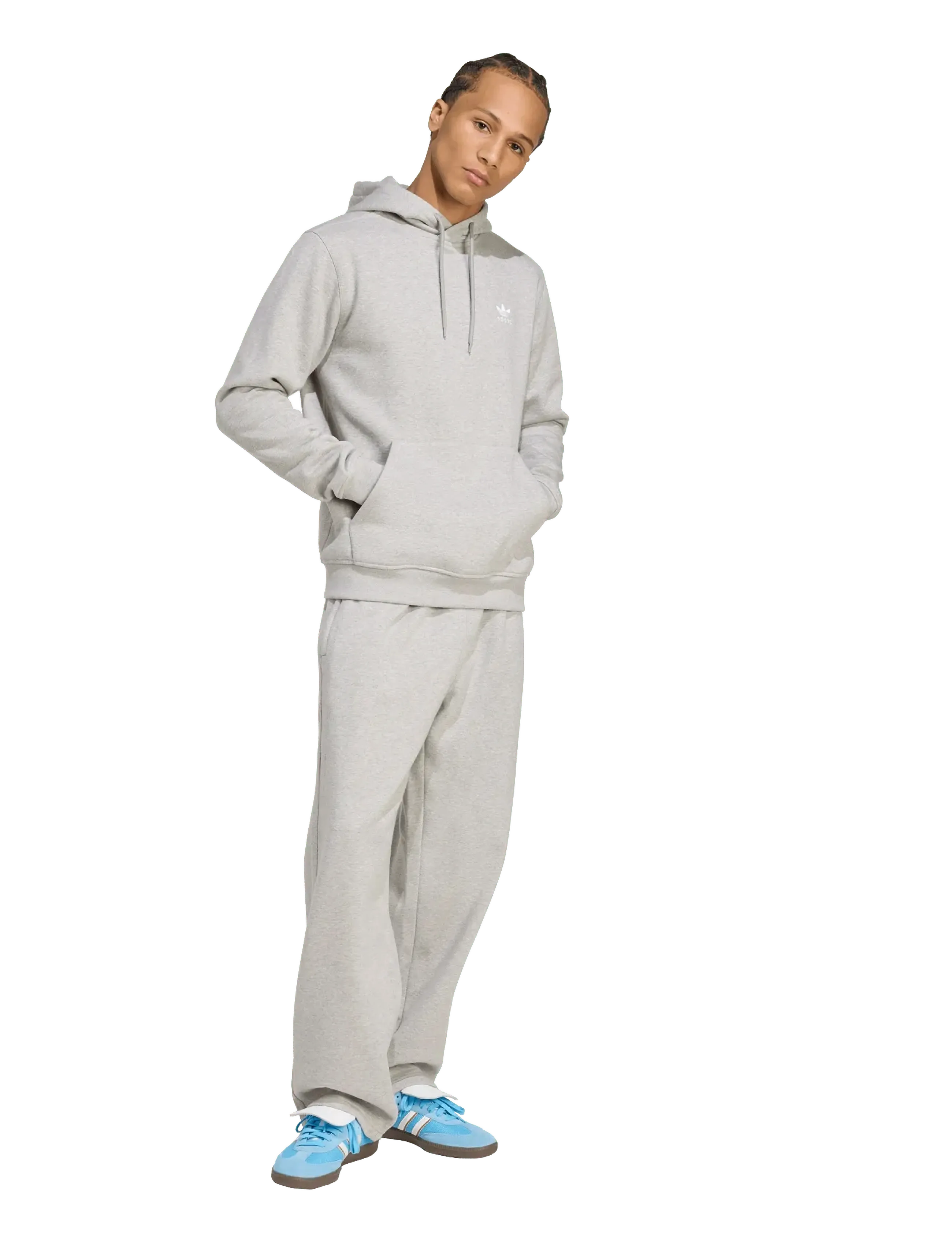 adidas Originals ESS HD - Hættetrøjer - MGREYH/WHITE / grey