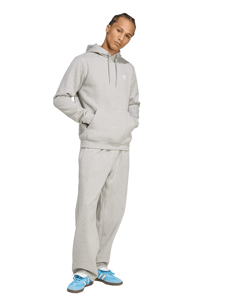 adidas Originals - ESS HD - overdele - mgreyh/white - 0