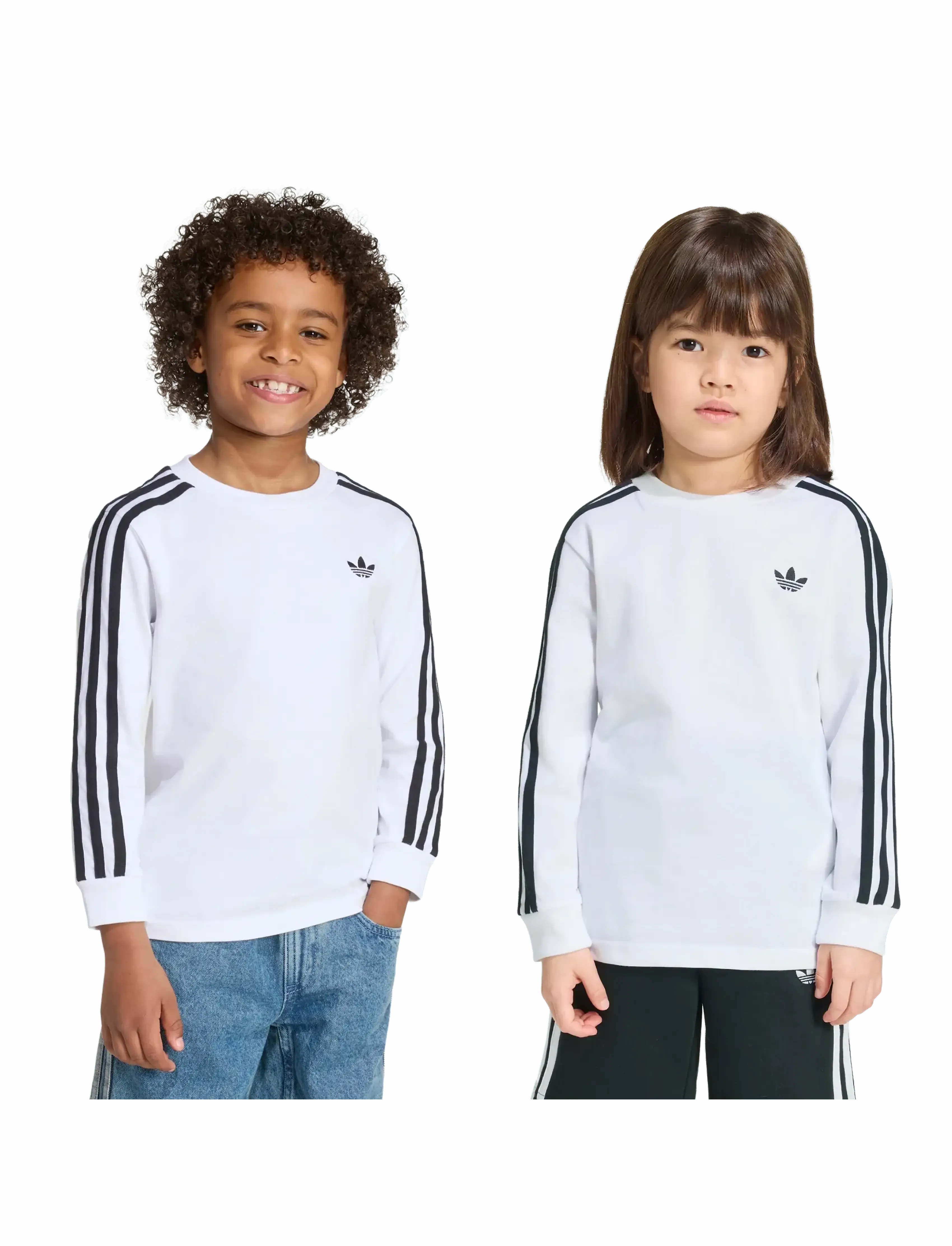 adidas Originals - 3 STRIPE LS - långärmade t-shirts - white - 2