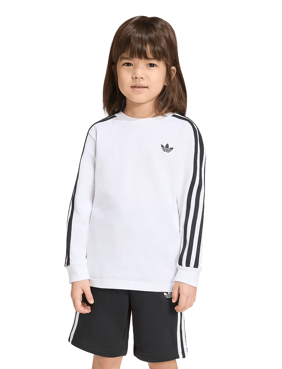 adidas Originals - 3 STRIPE LS - langærmede t-shirts - white - 3