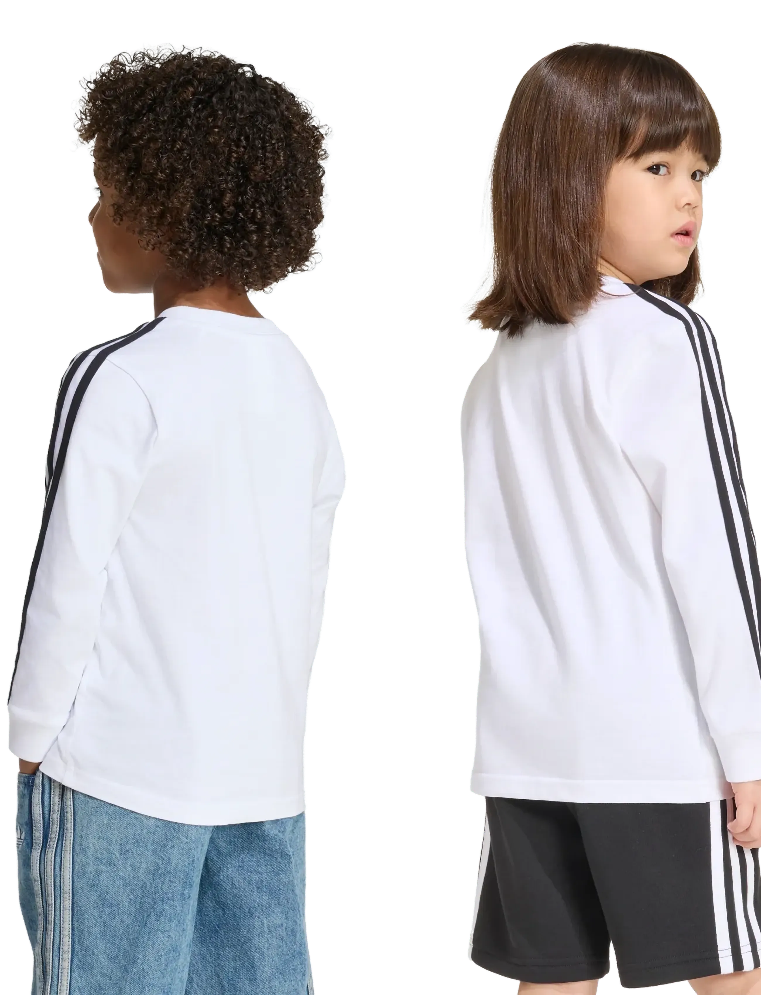 adidas Originals - 3 STRIPE LS - långärmade t-shirts - white - 4