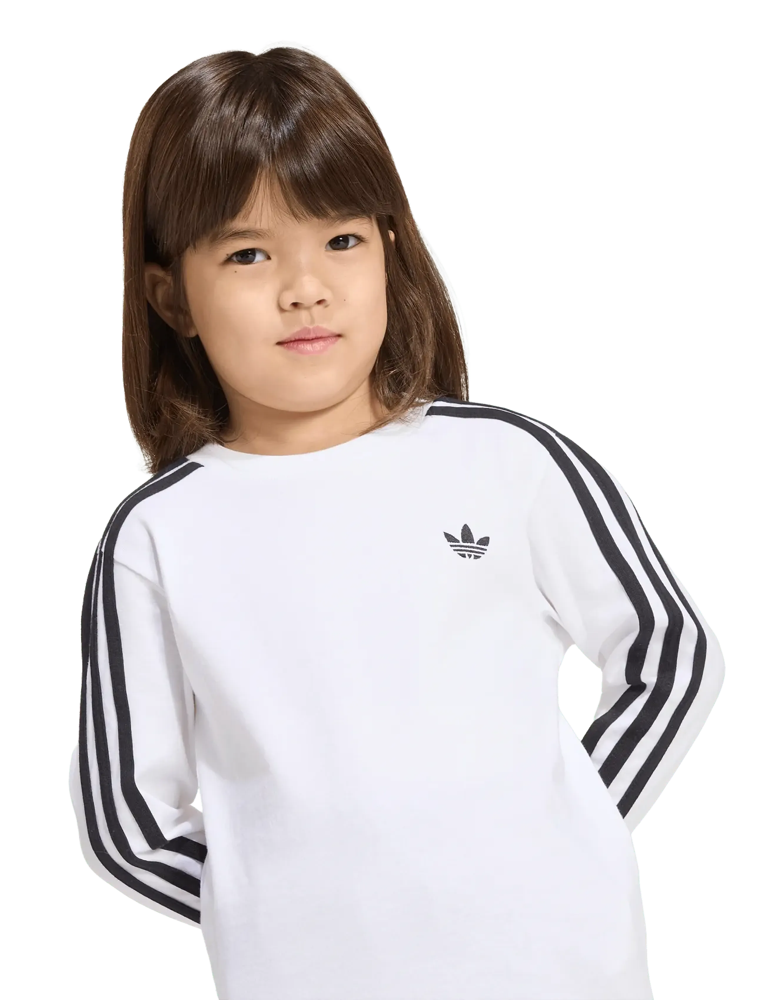 adidas Originals - 3 STRIPE LS - långärmade t-shirts - white - 5