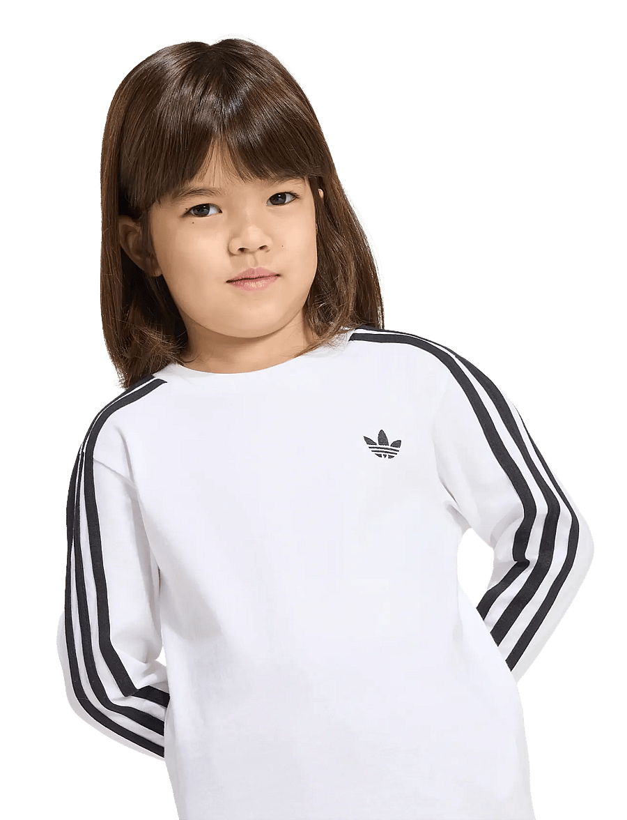 adidas Originals - 3 STRIPE LS - langærmede t-shirts - white - 5