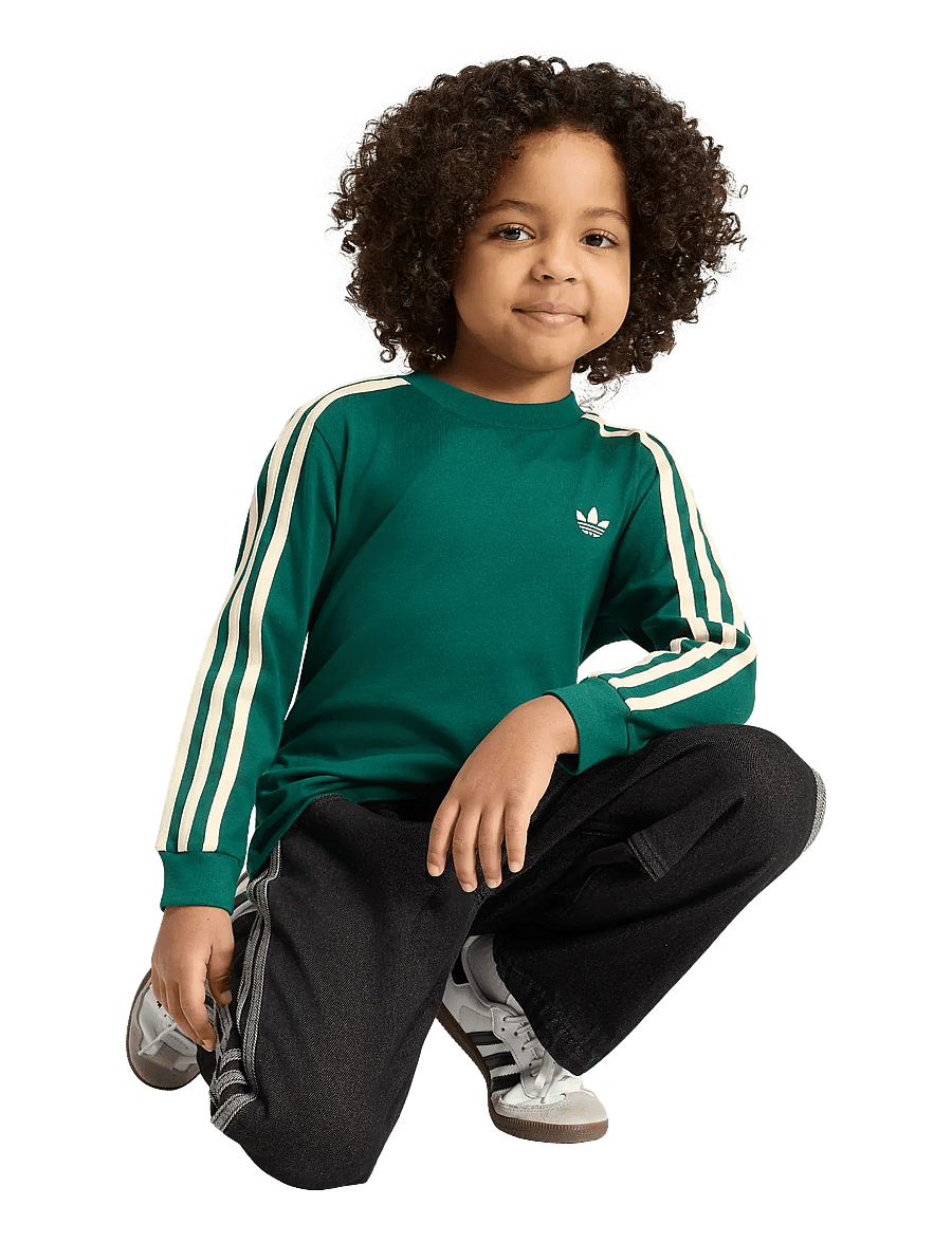 adidas Originals - 3 STRIPE LS - langärmelig - cgreen - 0