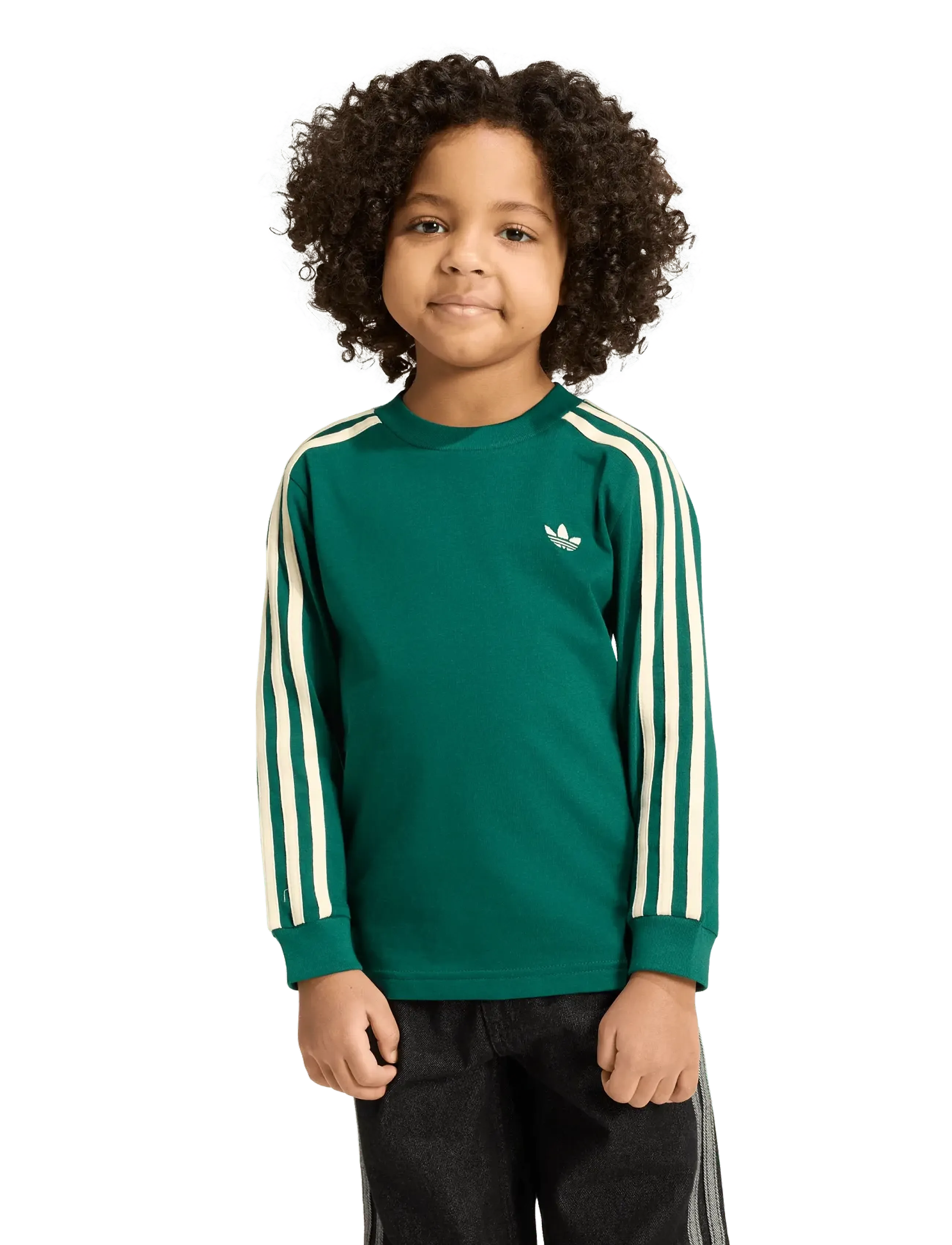 adidas Originals - 3 STRIPE LS - långärmade t-shirts - cgreen - 2
