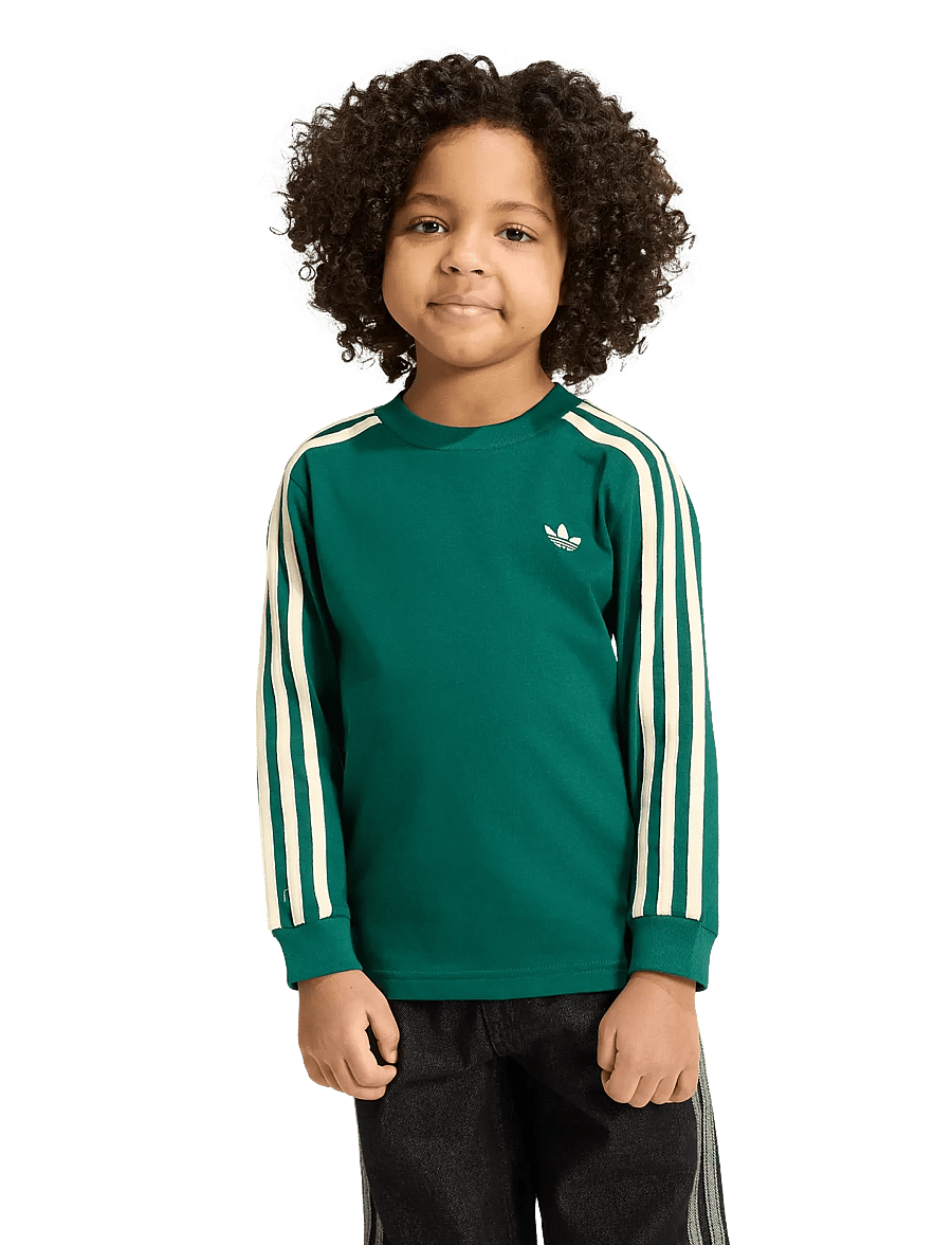 adidas Originals - 3 STRIPE LS - langärmelig - cgreen - 2