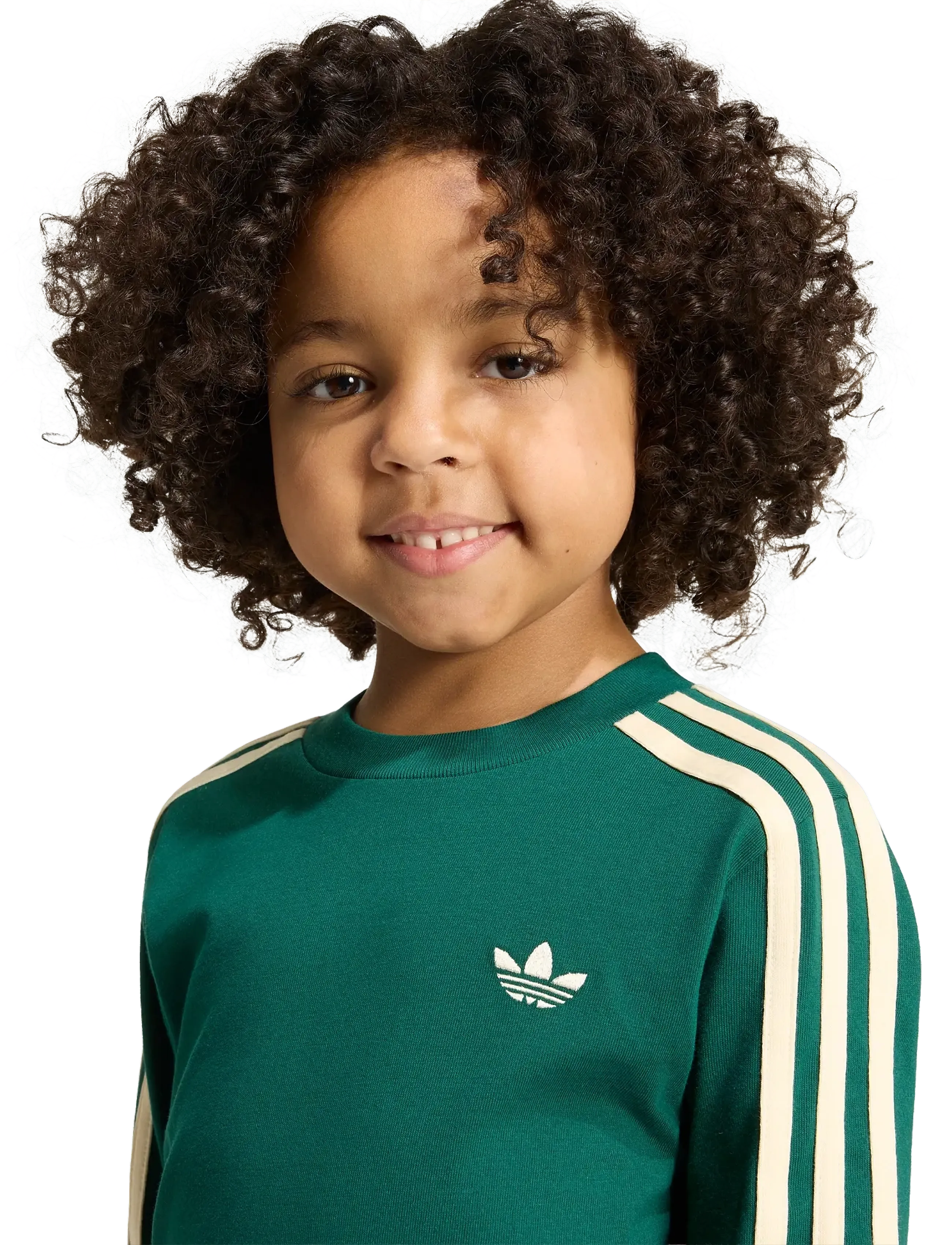 adidas Originals - 3 STRIPE LS - långärmade t-shirts - cgreen - 3