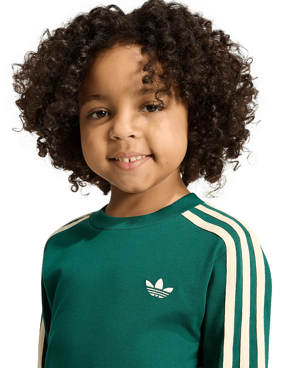 adidas Originals - 3 STRIPE LS - langärmelig - cgreen - 3