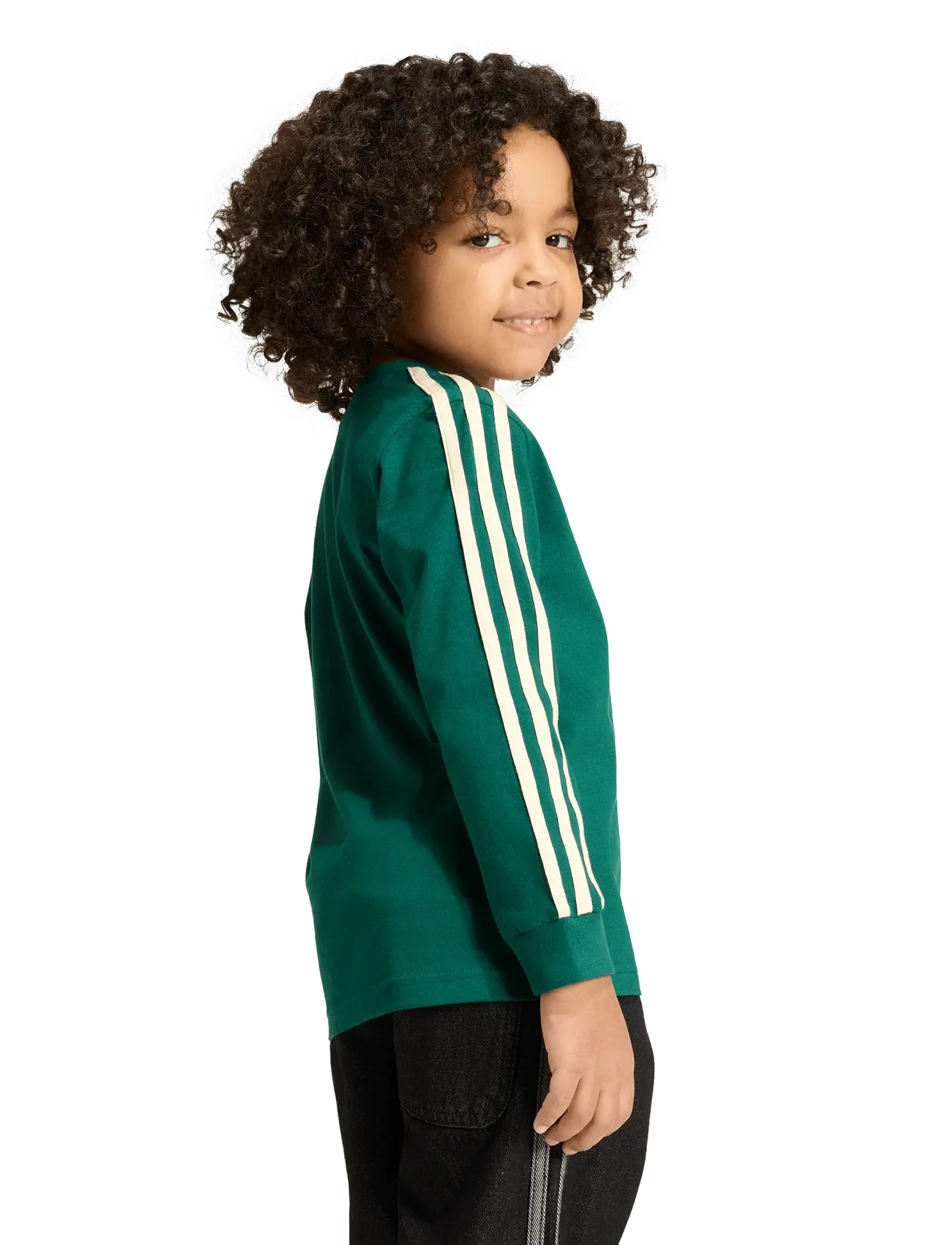 adidas Originals - 3 STRIPE LS - långärmade t-shirts - cgreen - 5