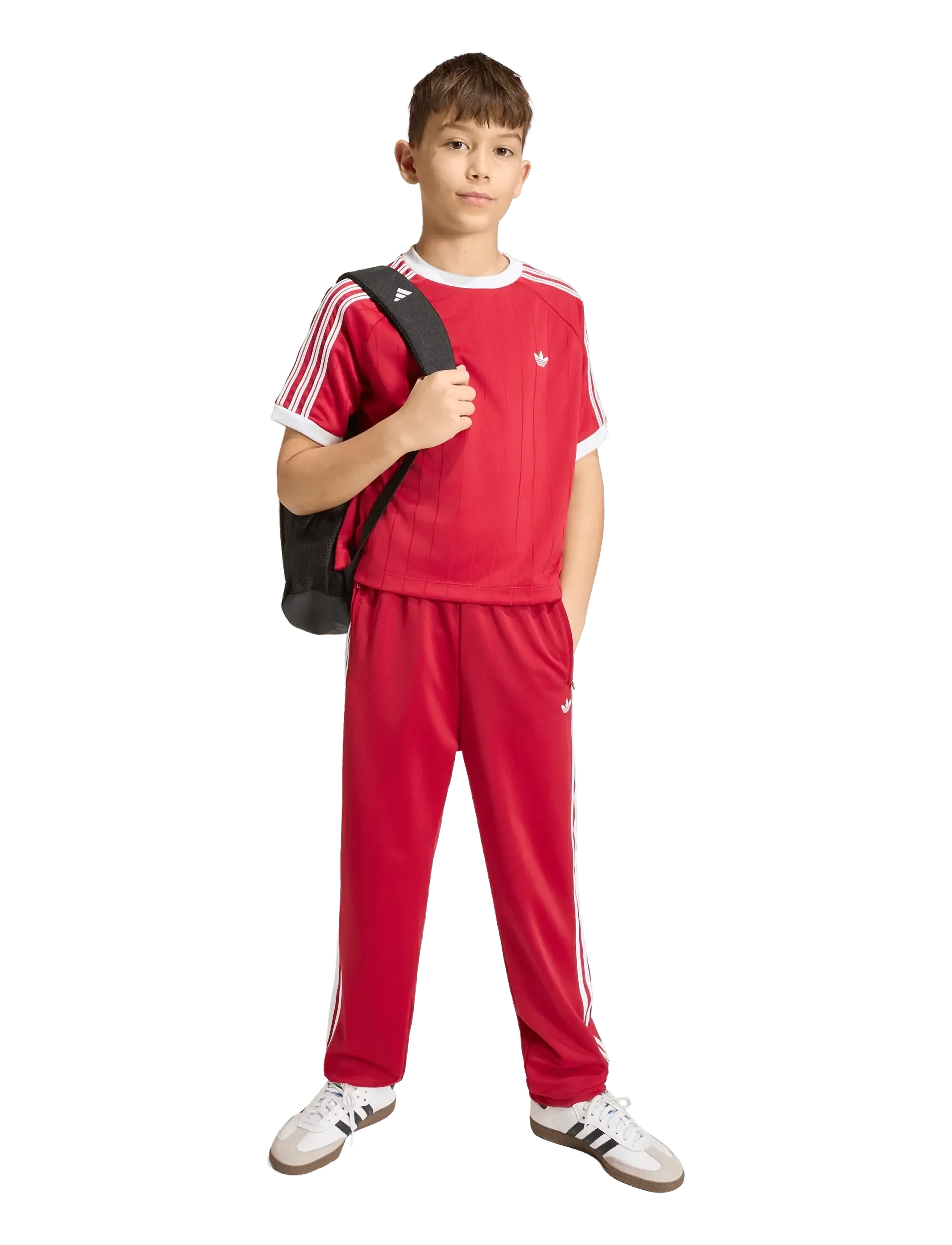 adidas Originals FIREBIRD TP - Sweatpants - TMVIRE / red