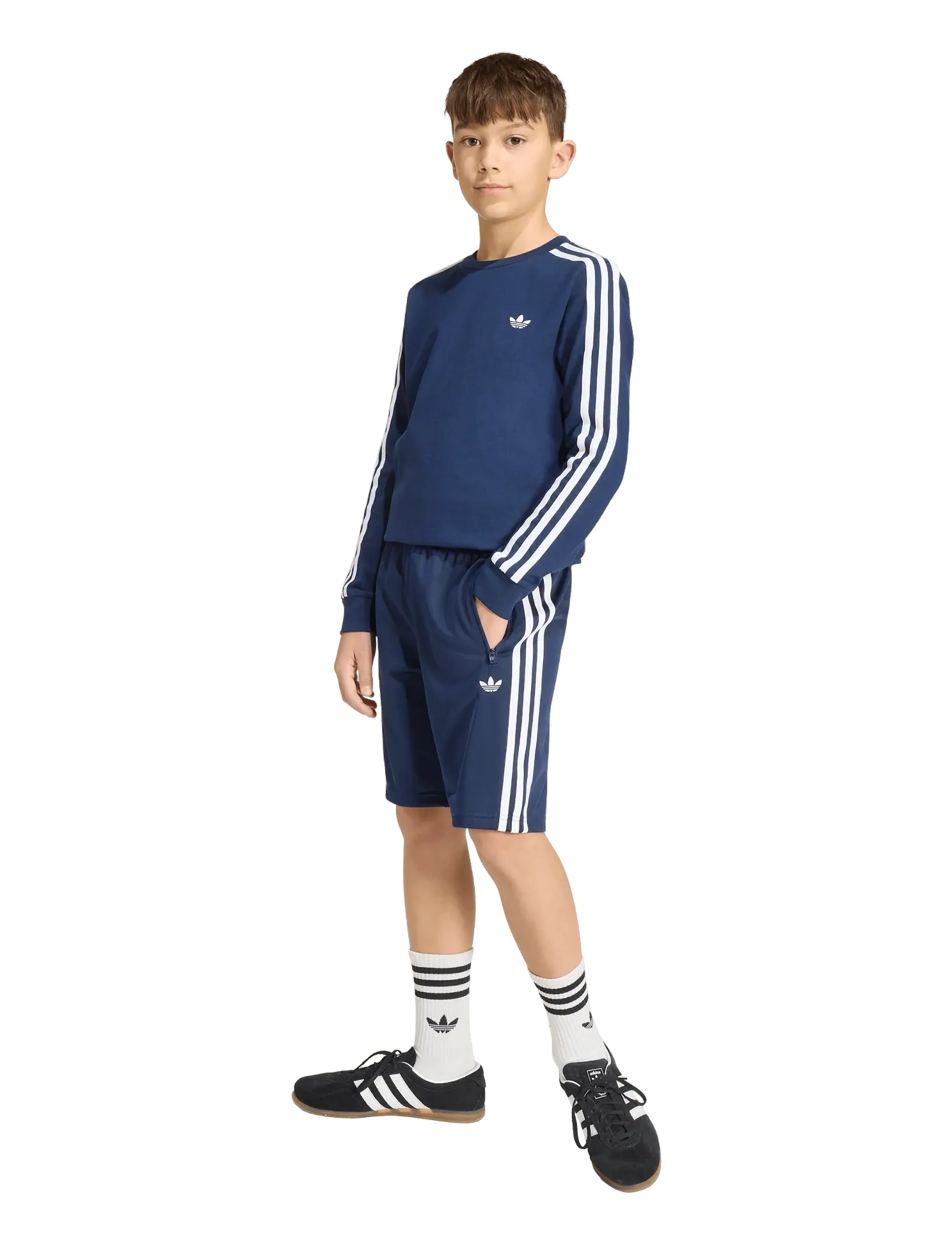adidas Originals Firebird Shorts, 152, Marineblau, Kinder