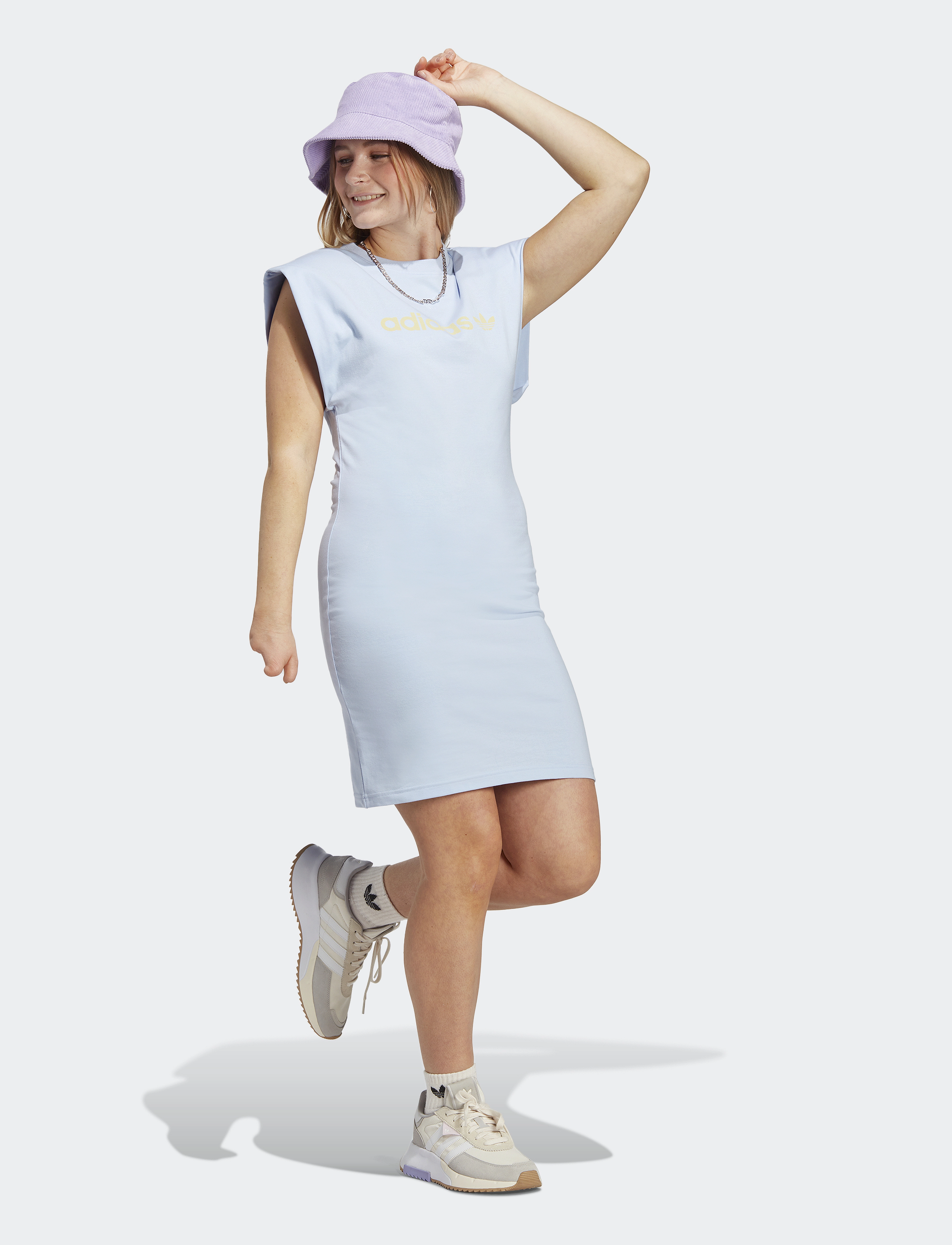 adidas Originals - adidas Originals Muscle Fit Dress - bludaw - 3