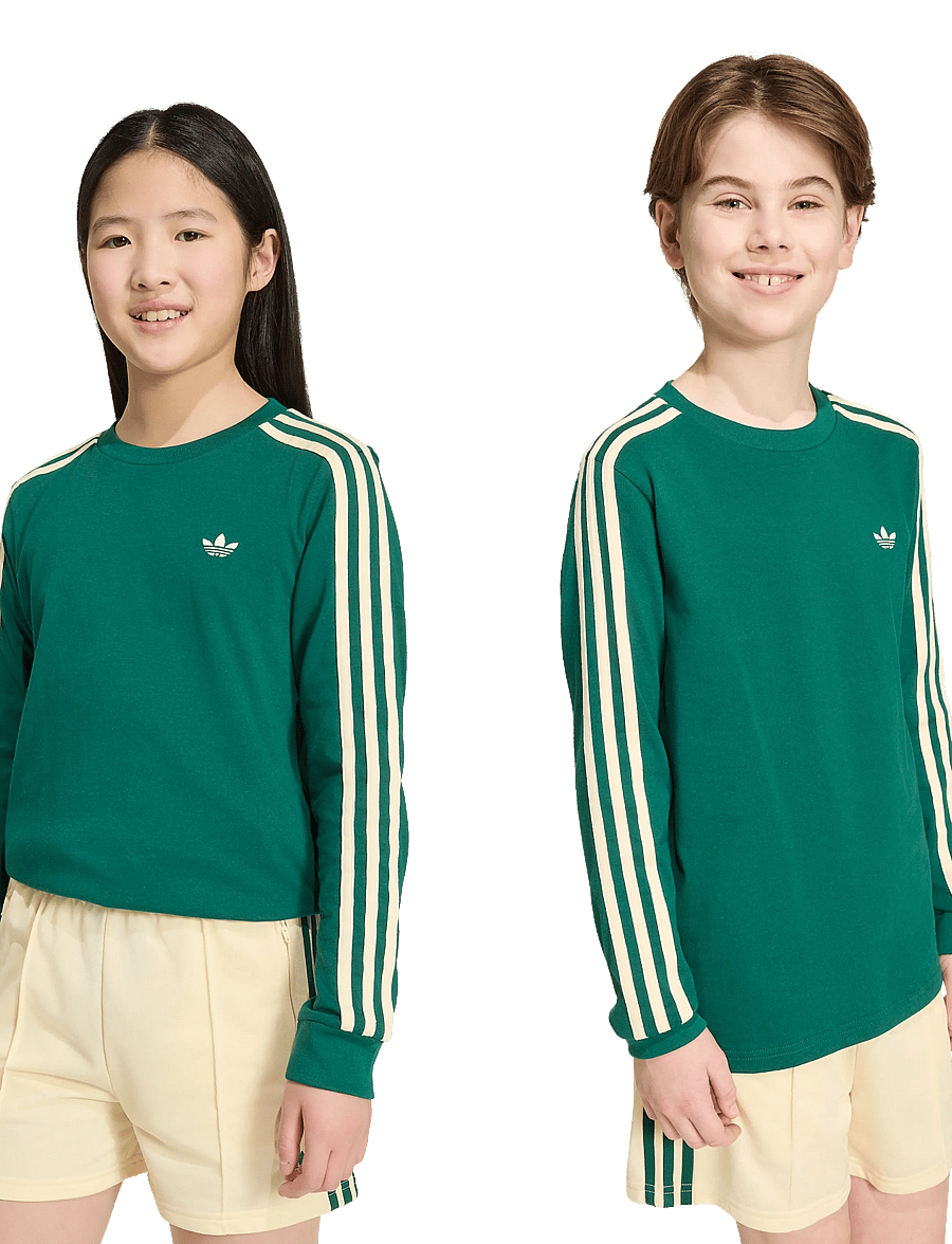 adidas Originals - 3 STRIPE LS - sportoberteile - cgreen - 0