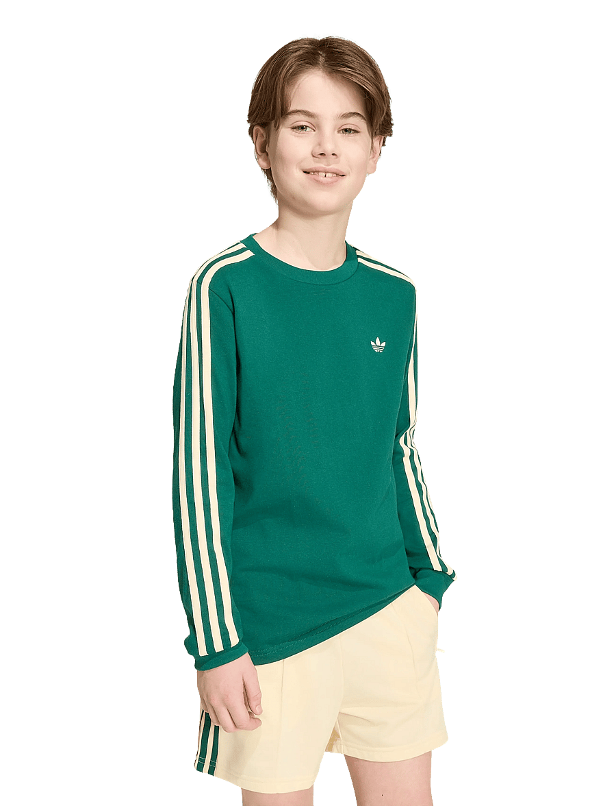 adidas Originals - 3 STRIPE LS - sportoberteile - cgreen - 4