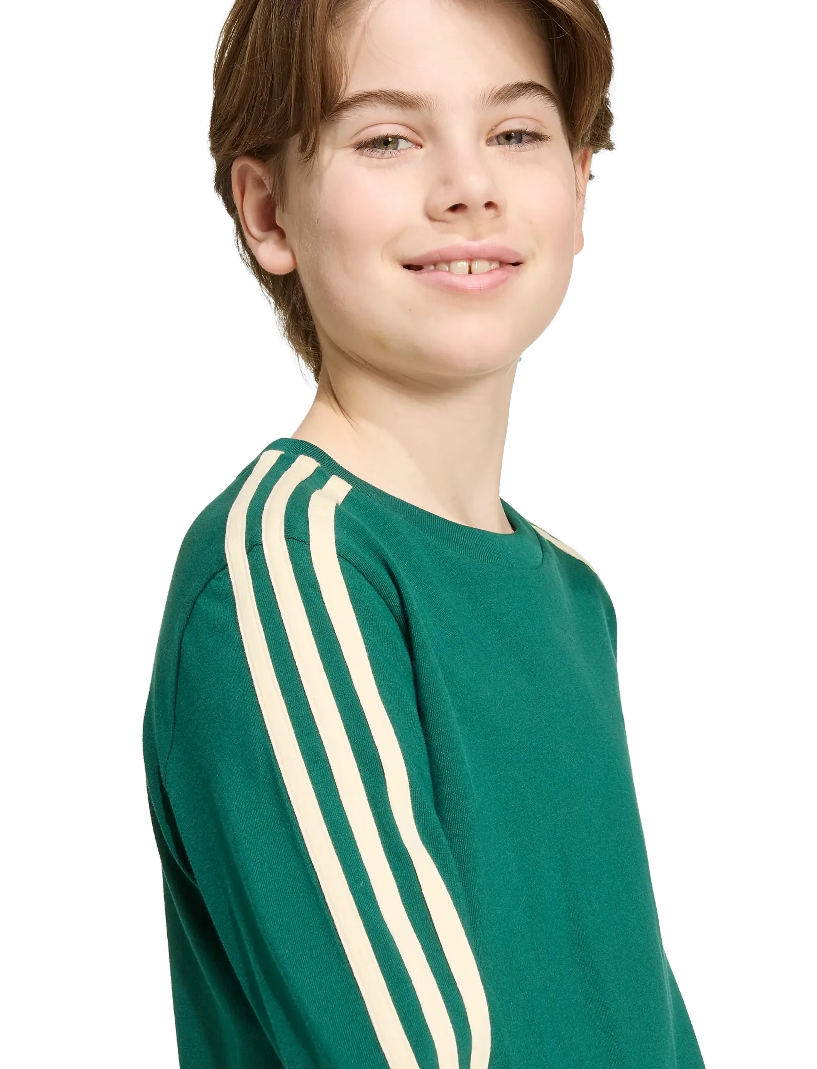 adidas Originals - 3 STRIPE LS - sports tops - cgreen - 5