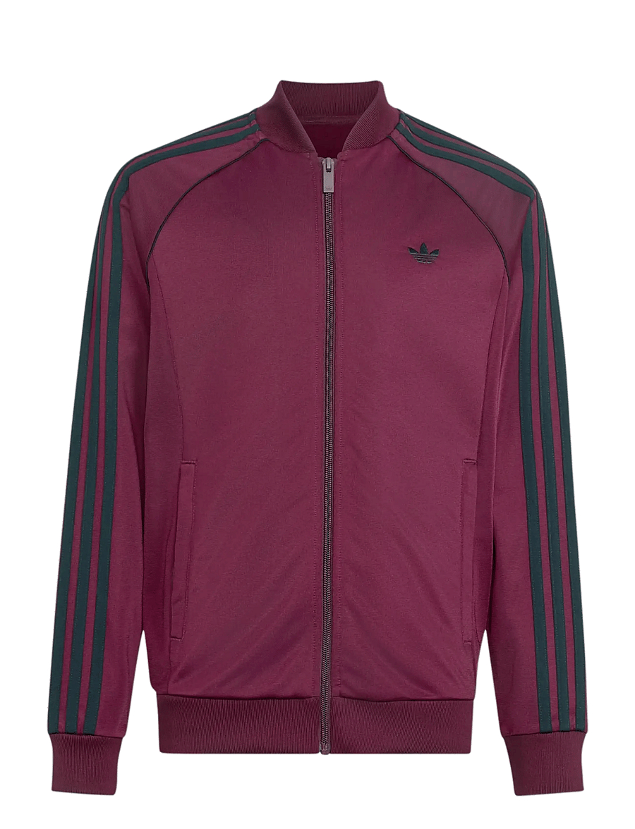 adidas Originals - SST TRACK TOP - dressipluusid - maroon - 1