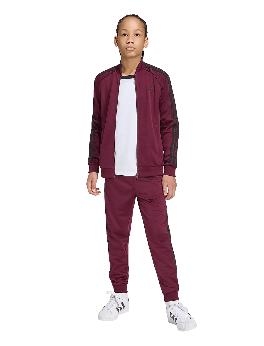 adidas Originals - SST TRACK TOP - dressipluusid - maroon - 0