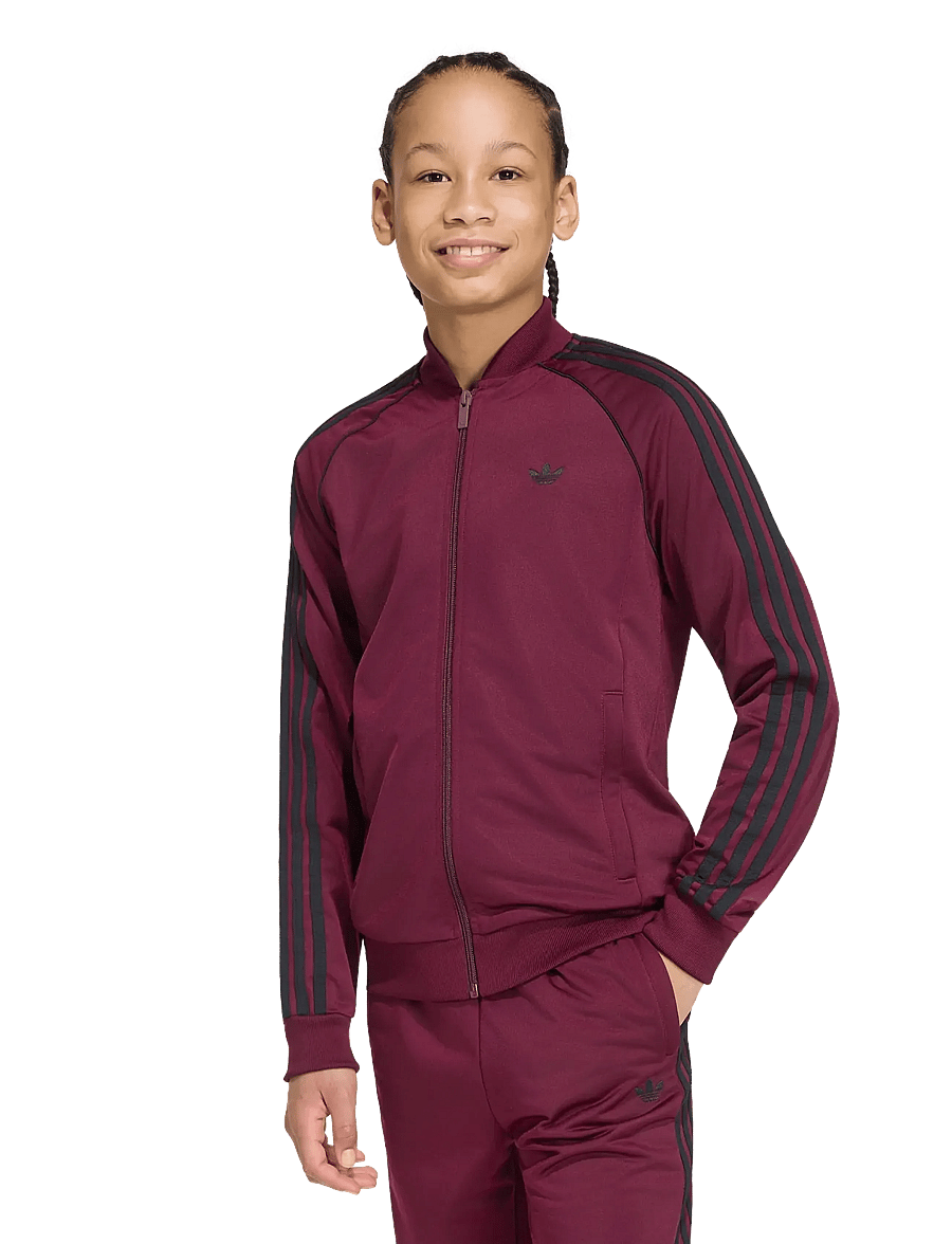 adidas Originals - SST TRACK TOP - dressipluusid - maroon - 2