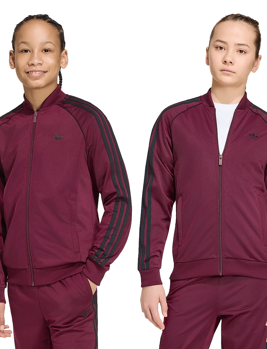 adidas Originals - SST TRACK TOP - dressipluusid - maroon - 4