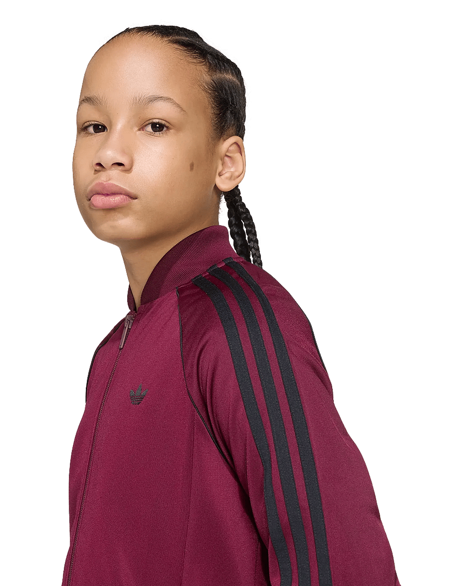 adidas Originals - SST TRACK TOP - dressipluusid - maroon - 5